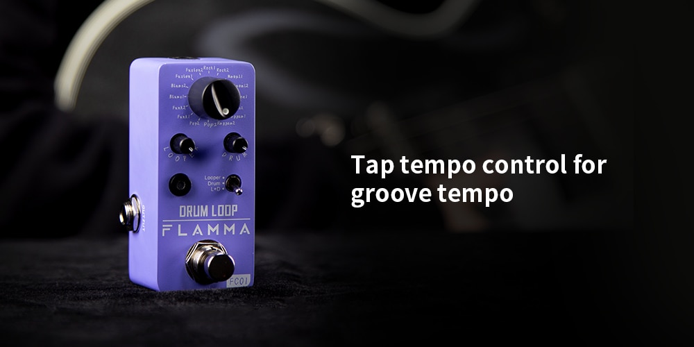 Pedal Guitar Drum Loop Effects Tap Tempo