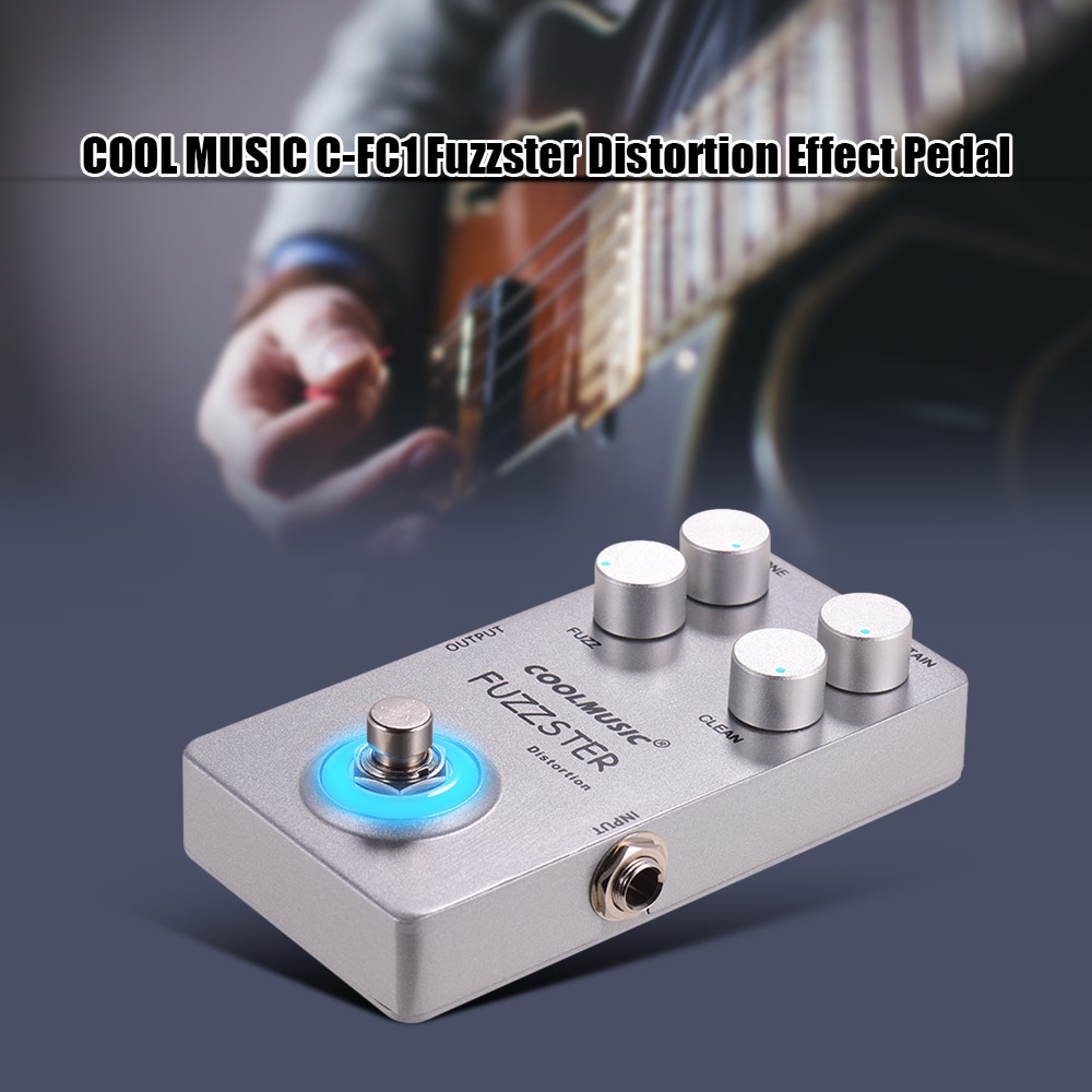 Fuzz Distortion Effect Electric Guitar Pedal Bass
