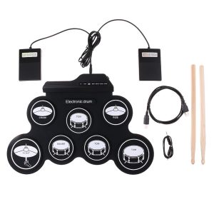 Powerful Sound, Portable Convenience: The USB Rechargeable Roll-Up Drum Set - Image 5