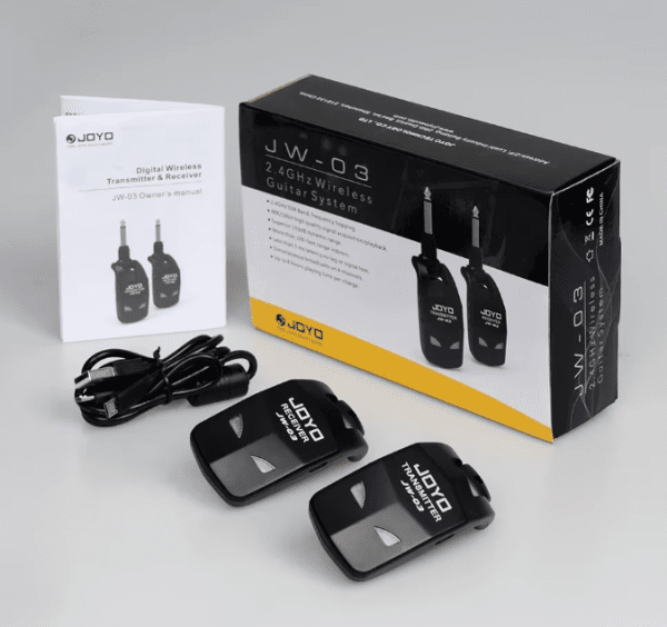 2.4GHz Wireless Guitar System with 48K/16bit Audio – Perfect for Electric Guitar and Bass Amplifiers
