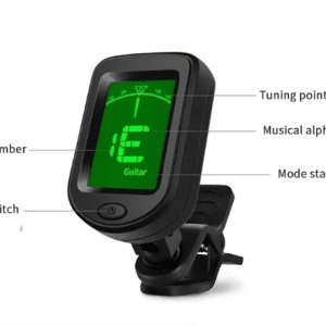 Clip-On LCD Digital Tuner for Bass, Ukulele, Violin, and Banjo – 360° Swivel for Precision Tuning Anywhere - Image 5