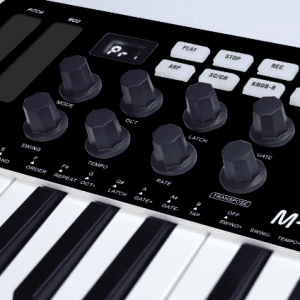 Portable 25-Key MIDI Keyboard Controller with Wireless Function & RGB Pads for Music Creation - Image 5