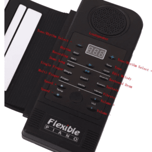 Portable 61-Key Roll Up MIDI Piano with 128 Tones and Built-in Speakers - Image 3