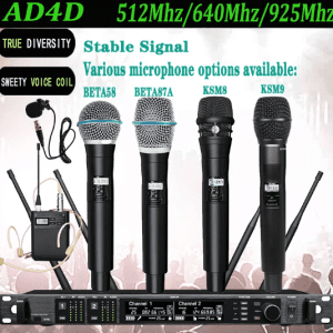 Professional Dual Channel Wireless Microphone System with Beta87A Capsule - Image 6