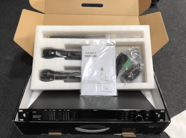 Professional Dual Channel Wireless Microphone System with Beta87A Capsule