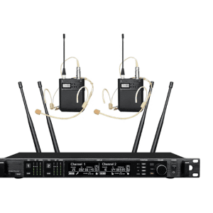 Professional Dual Channel Wireless Microphone System with Beta87A Capsule - Image 3