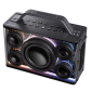 Metal portable 250W wireless speaker with 24000mAh battery, perfect for outdoor karaoke and DJ parties.