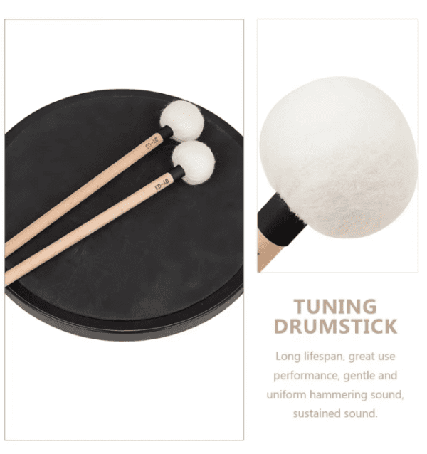 Professional Timpani sticks with felt mallets for enhanced sound quality in percussion instruments.
