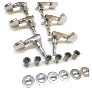 Durable 3R 3L Sealed Closed Tuning Pegs: High-Precision Gear Ratio for Acoustic and Electric Guitars - Image 3