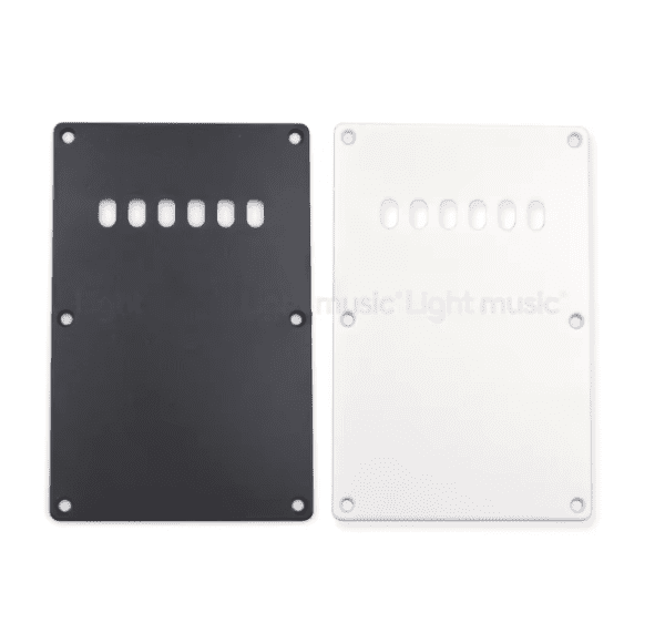 Durable ABS Guitar Tremolo Back Plate Seamless Replacement with Anti-Scratch Protection for Fender Stratocaster