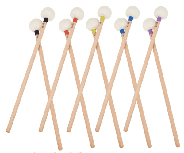 High-Quality Maple Timpani Sticks with Felt Heads – Perfect for Timpani and Snare Drums