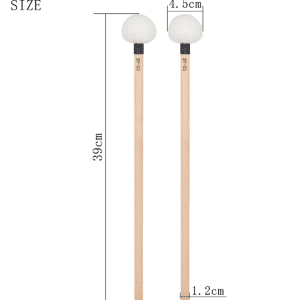 High-Quality Maple Timpani Sticks with Felt Heads – Perfect for Timpani and Snare Drums - Image 4