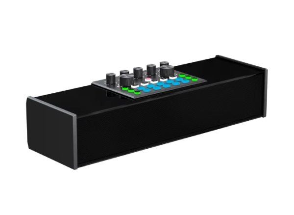 SY168 Sound Card with Bluetooth compatibility, designed for portable karaoke and live broadcasts.