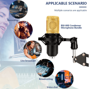Podcast Equipment Bundle with Professional Sound Card: Ideal for Recording & Streaming on PC and Mobile Devices - Image 3