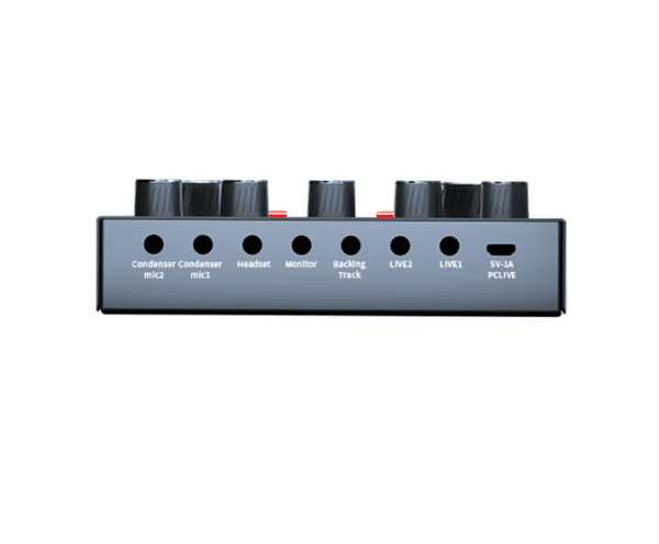 Upgraded Bluetooth Sound Card with DSP Chip & One-Click Music Mode for Live Streaming and Karaoke