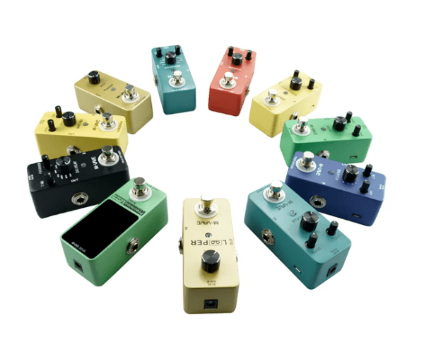 VAVE Precision Tuner Pedal with True Bypass – LED Display for Chromatic Guitar & Bass Tuning