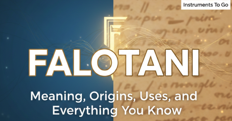Falotani: Meaning, Origins, Uses, and Everything You Know