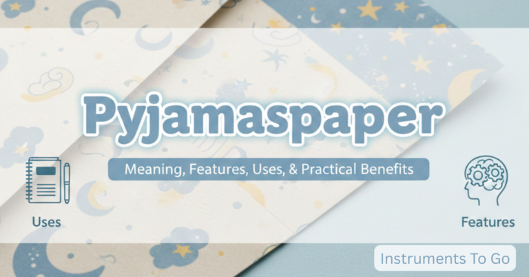 Pyjamaspapper Meaning, Features, Uses, and Practical Benefits