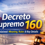 Decreto Supremo 160