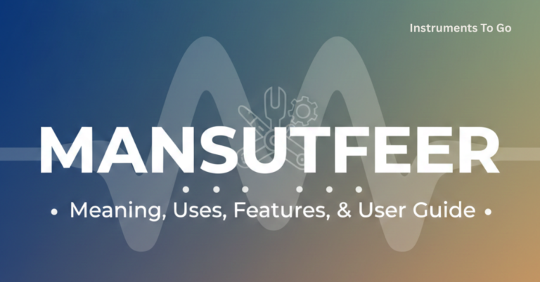 mansutfer Meaning, Uses, Features, and User Guide