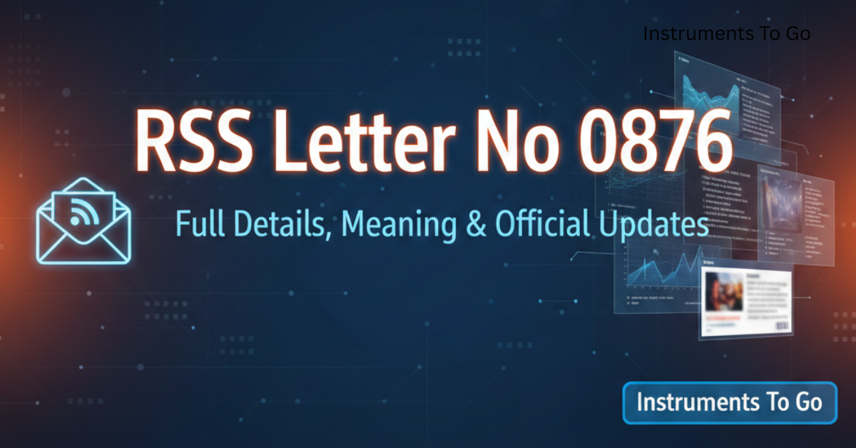 RSS Letter No. 0876