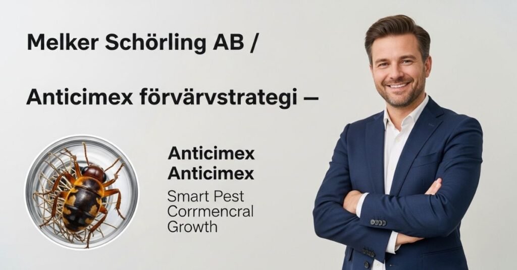Melker Schörling AB / Anticimex Förvärvsstrategi