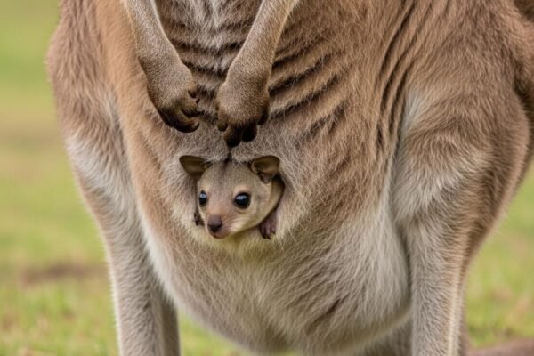 Foofa in Kanga's Pouch